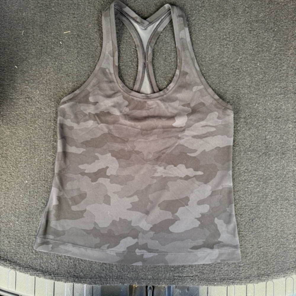 Athletica Gray Camouflage Tank Top #136